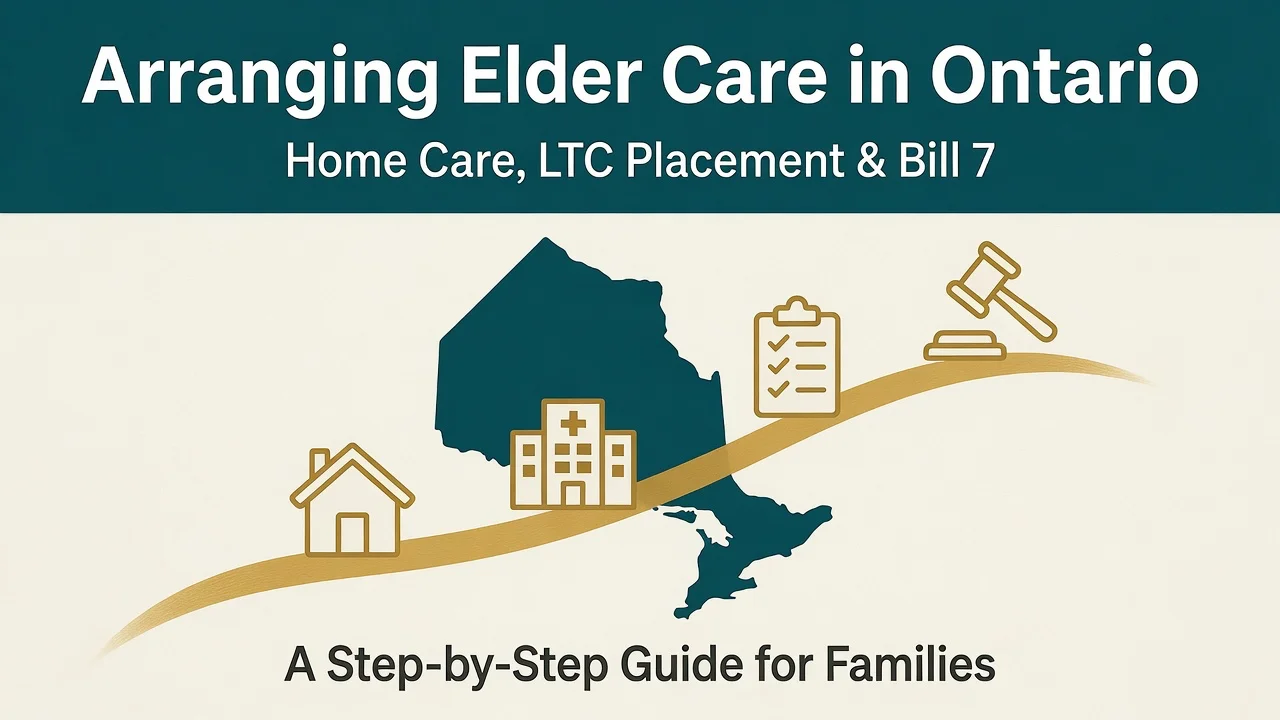 Ontario Elder Care — Navigate Home Care, LTC Placement & Bill 7
