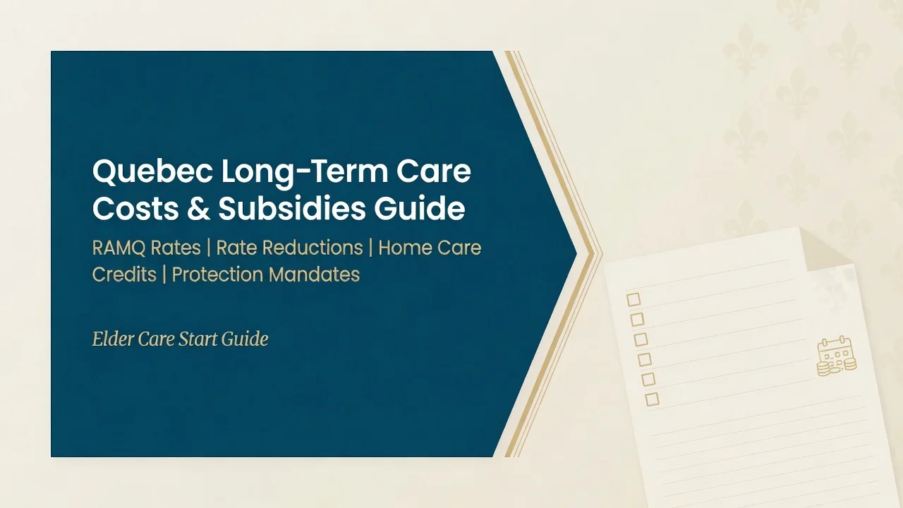 Quebec Long-Term Care Costs — RAMQ Rates, Subsidies & Protection Mandates
