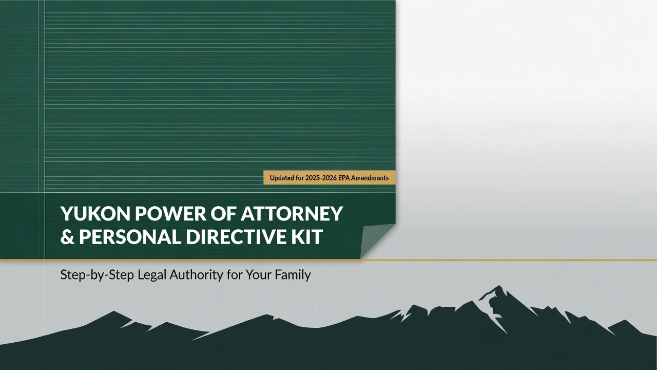Yukon Legal Authority Kit — EPA Before the Window Closes
