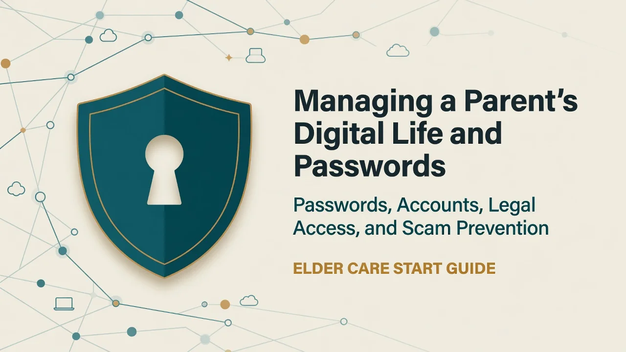 Managing a Parent's Digital Life — Passwords, Accounts, and Legal Access