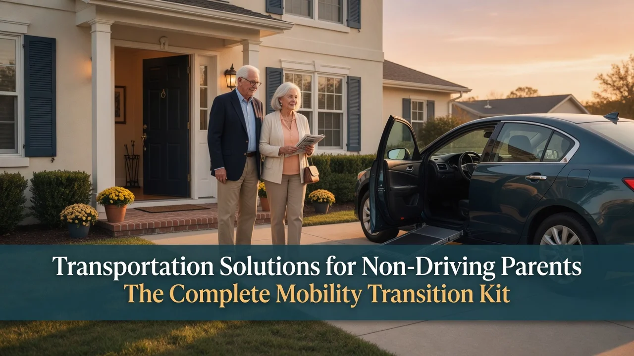 Transportation for Non-Driving Parents — The Complete Mobility Transition Kit