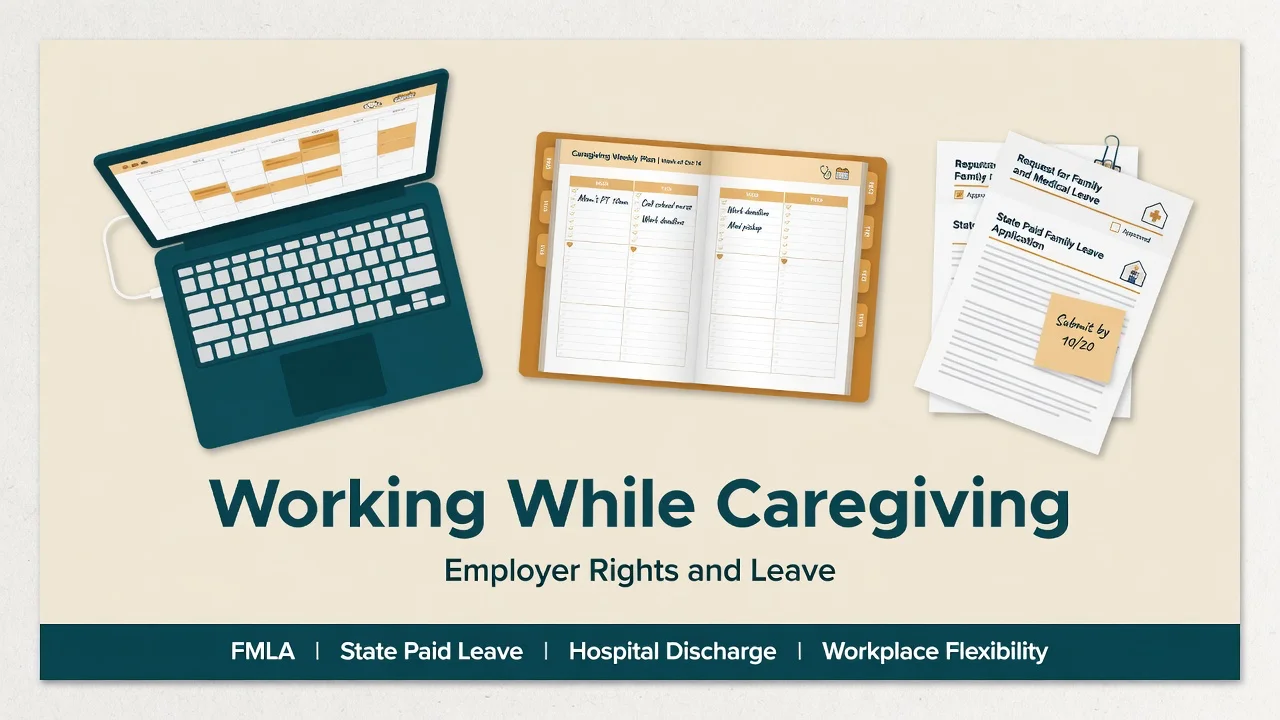 Working While Caregiving — Protect Your Job and Your Parent