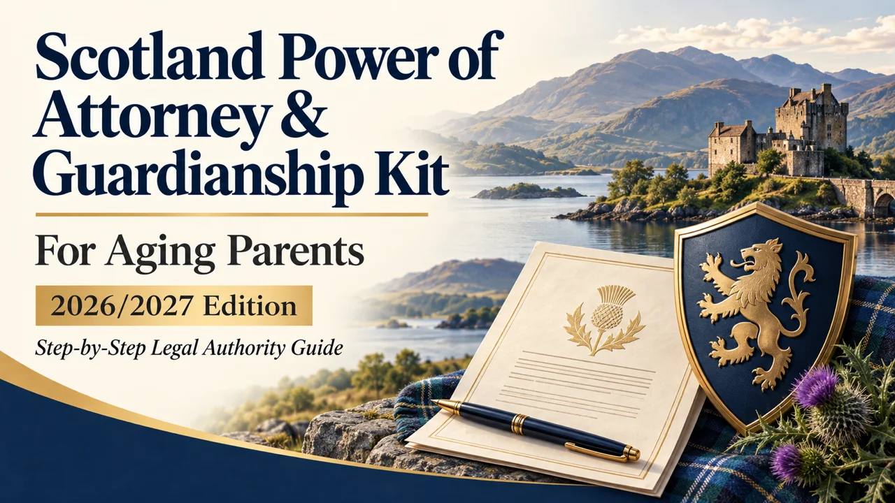 Scotland Power of Attorney & Guardianship Kit — Protect Your Parent's Future