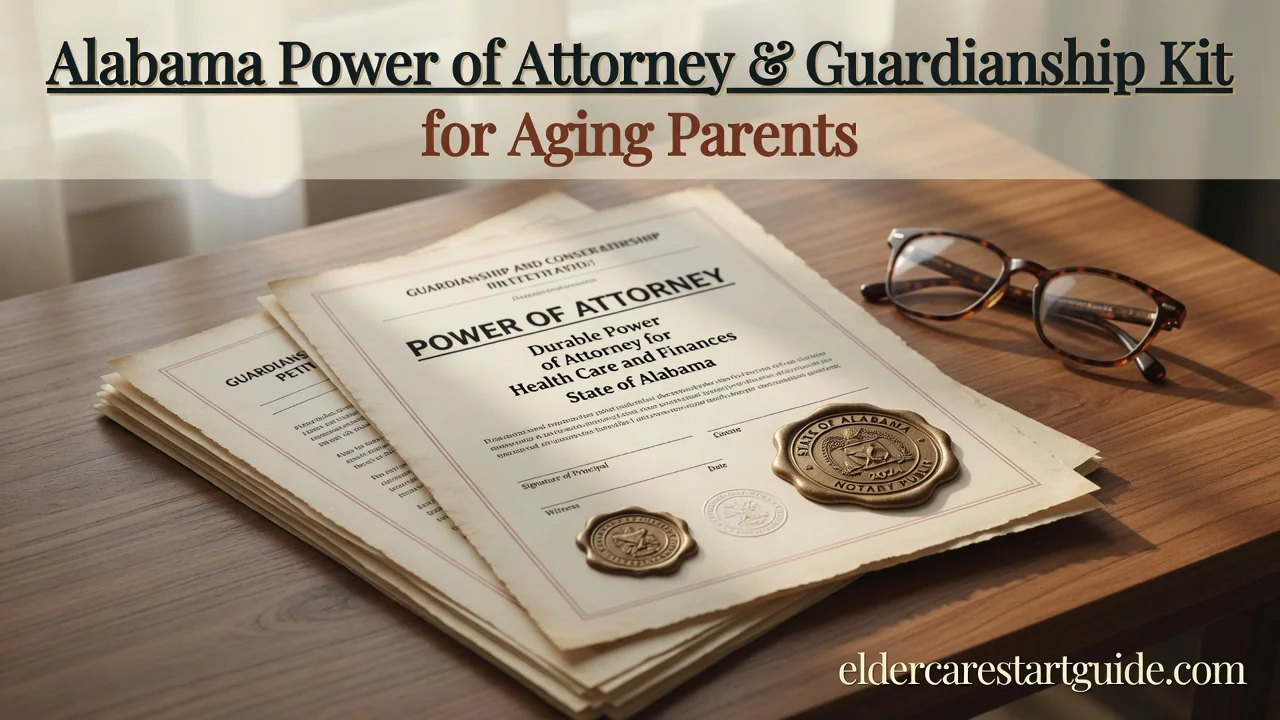 Alabama POA & Guardianship Kit — Legal Authority for Aging Parents