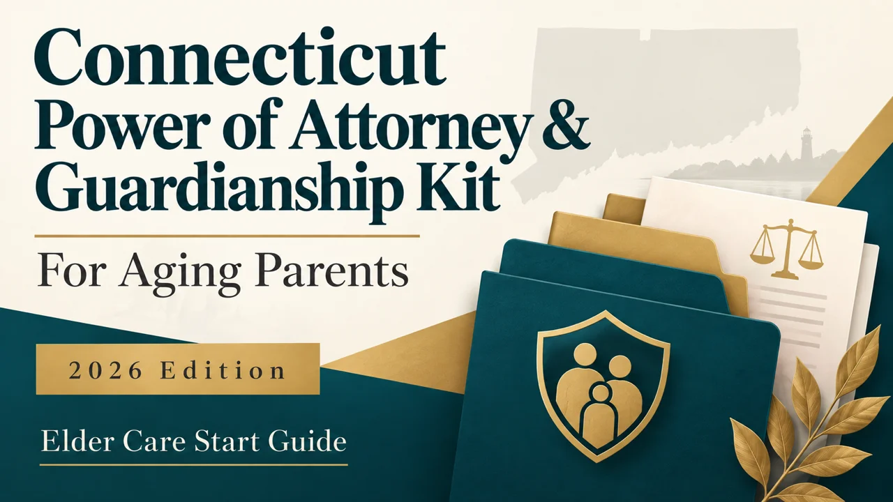 Connecticut POA & Conservatorship Kit — Legal Authority for Aging Parents