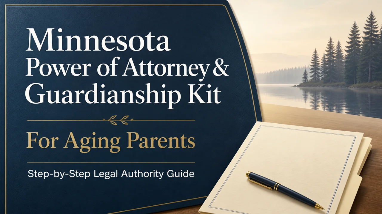 Minnesota POA & Guardianship Kit — Legal Authority for Aging Parents