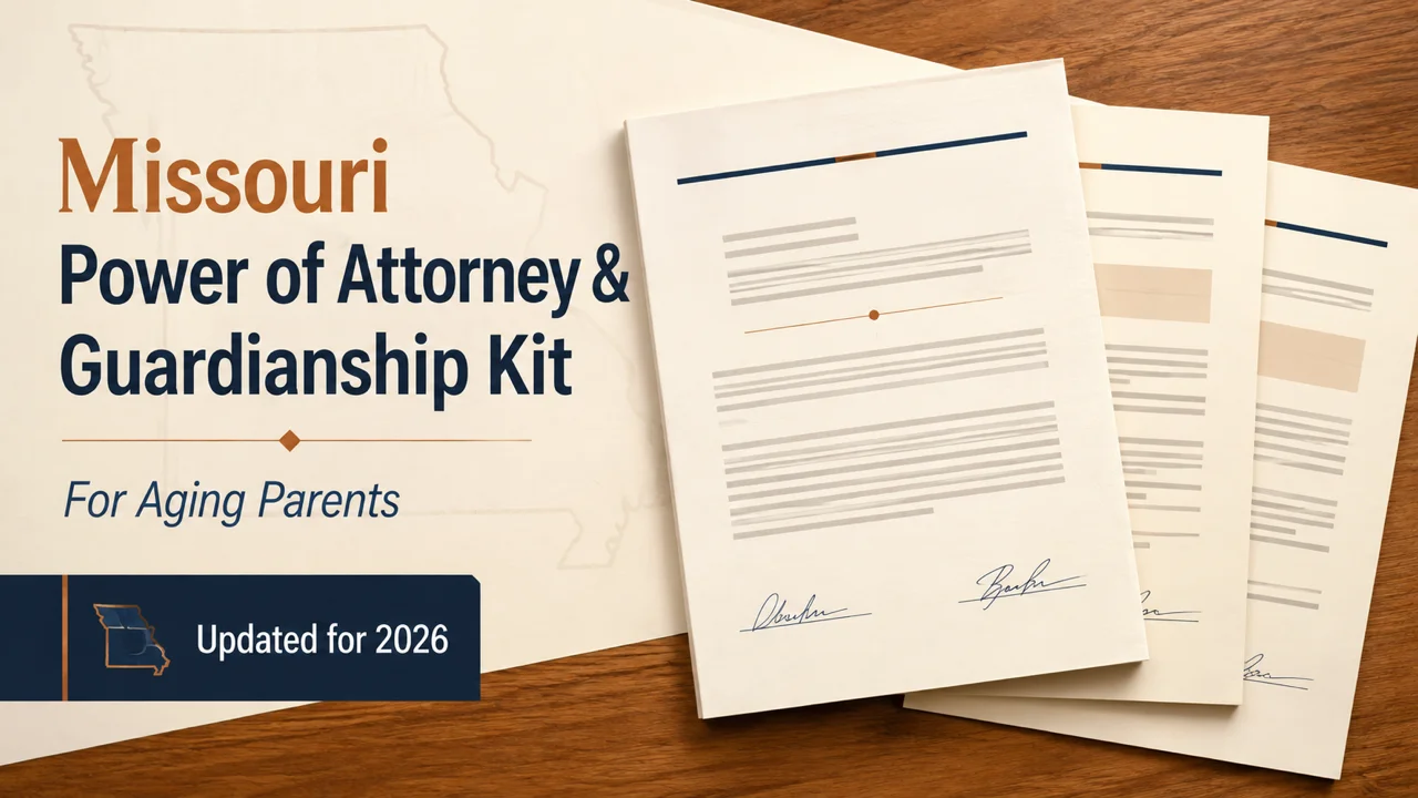 Missouri POA & Guardianship Kit — Legal Authority for Aging Parents