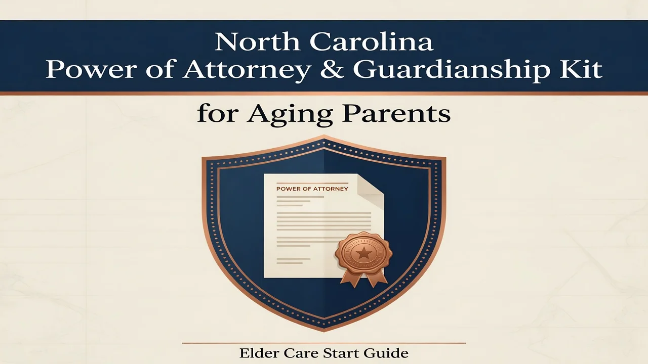 NC Power of Attorney & Guardianship Kit — Legal Authority for Aging Parents
