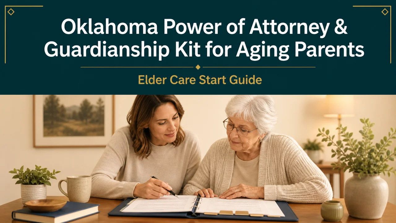 Oklahoma POA & Guardianship Kit — Legal Authority for Aging Parents