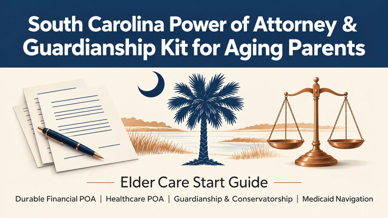 South Carolina POA & Guardianship Kit — Legal Authority for Aging Parents