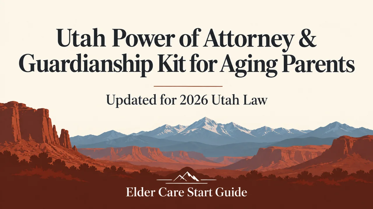 Utah POA & Guardianship Kit — Secure Legal Authority for Your Parent