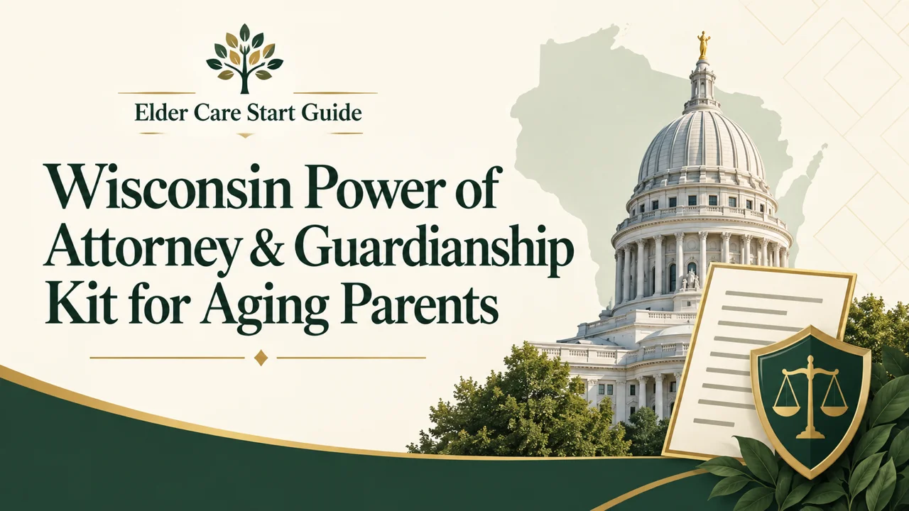 Wisconsin POA & Guardianship Kit — Legal Authority for Aging Parents